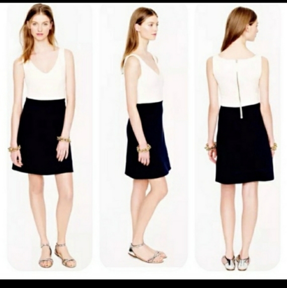 J. Crew Dresses & Skirts - J.crew color  block ponte dress
